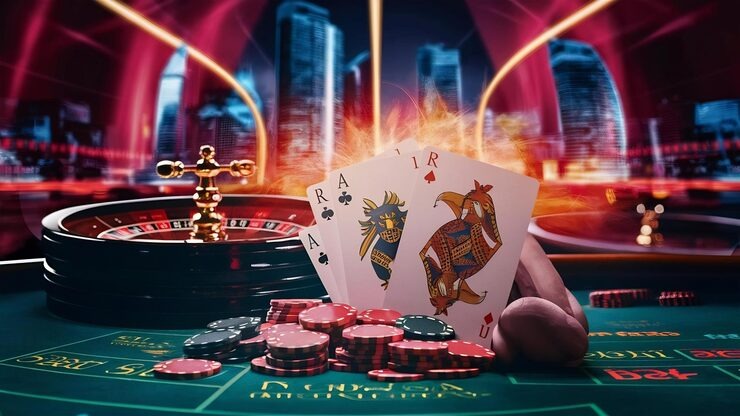 Diamond Empire slot game interface showing gem symbols and payline layout on mobile screen